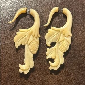 REAL BONE Earrings from HAWAII